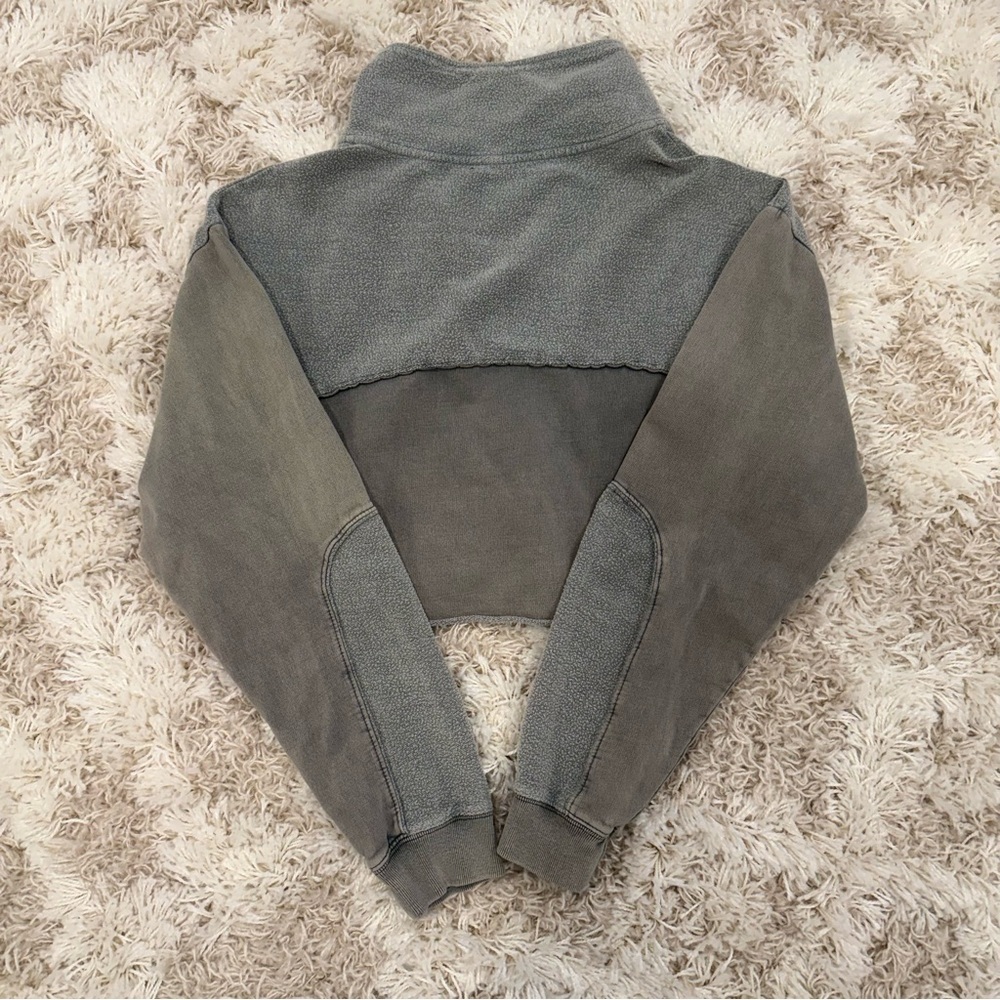 Out From Under Urban Outfitters Cropped Half Zip Pullover Sweatshirt | Medium - Picture 2 of 9